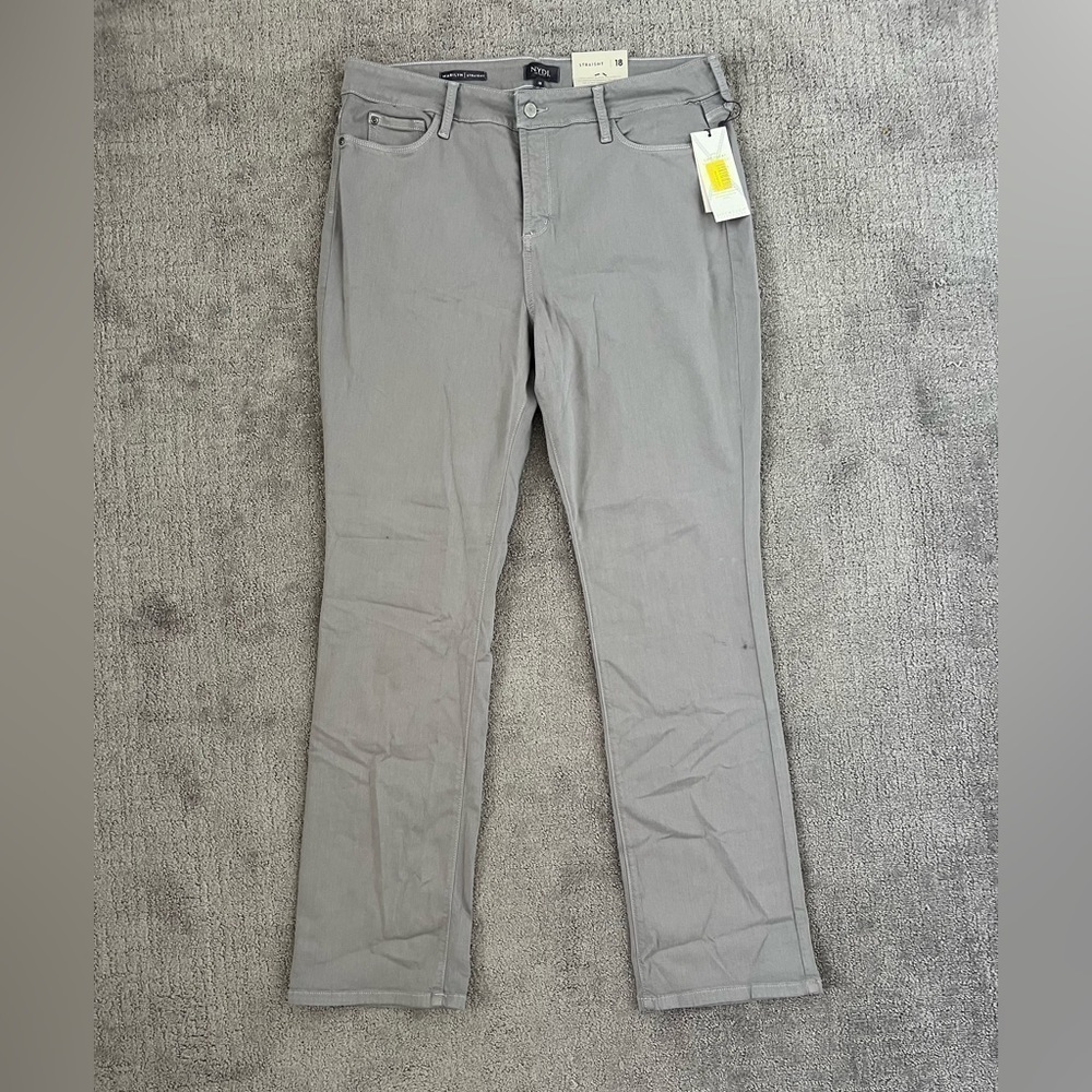 NYDJ Marilyn Straight Lift X Tuck Mineral Jeans